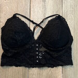 Elegant Black Lace Bralette
